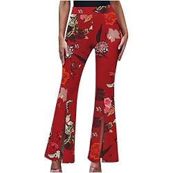 EMATOP Sommerhosen Damen Elegant Hosen Sporthose Yogahosen Sport Pumphose Haremshose Leichte Sommerhose Marlene Hose Hosen Große Größe von EMATOP