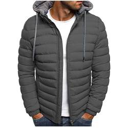 EMATOP beliebte marken Steppjacke Herren Winter Warm Jacke Casual Langarm Winterjacke mit Kapuze Softshelljacke Winddicht Wasserdicht Wintermantel Dicke Thermo Arbeitsjacke von EMATOP