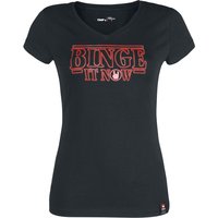 EMP Stage Collection T-Shirt - Schwarzes T-Shirt mit Print - S bis L - für Damen - Größe L - schwarz von EMP Stage Collection