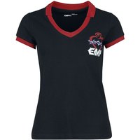 EMP Stage Collection T-Shirt - T-Shirt mit Retro EMP- Logo - XS bis L - für Damen - Größe L - schwarz von EMP Stage Collection
