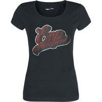 EMP Stage Collection T-Shirt - T-Shirt mit Vintage EMP- Logo - S bis XXL - für Damen - Größe L - schwarz von EMP Stage Collection