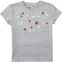 EMP Stage Collection T-Shirt für Kinder - Kids T-Shirt mit Rockhand und Sternen - für Jungen - grau von EMP Stage Collection