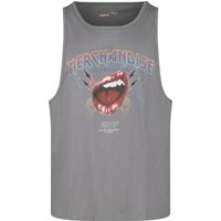 EMP Stage Collection Top - Tank Top With Vintage Print - S bis XXL - für Männer - Größe M - dunkelgrau von EMP Stage Collection