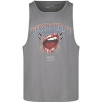 EMP Stage Collection Top - Tank Top With Vintage Print - S bis XXL - für Männer - Größe XL - dunkelgrau von EMP Stage Collection