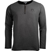 EMPIRE-THIRTEEN Sweater "EMPIRE" BASIC SWEATER MEN schwarzer Futterfaden von EMPIRE-THIRTEEN