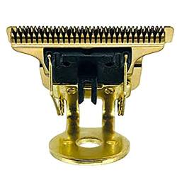 T-förmige Haarschneidemaschine mit Halterung, T9, Ersatzklinge, Ersatzkopf, goldfarben von ENERGETIC