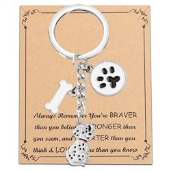 ENSIANTH Dalmatiner-Hunde-Geschenke Schlüsselanhänger Dalmatiner-Liebhaber Geschenke von ENSIANTH