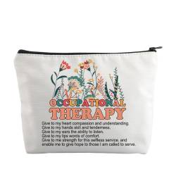 Ergotherapie-Geschenke, Make-up-Tasche, OT-Geschenke für OT-Therapeuten, Kosmetiktasche, Reißverschluss, Reise-Kulturbeutel, OT, Monatsgeschenk, Ergotherapie-Tasche, M, Neu von ENSIANTH