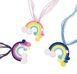 ENSTAB 9 Stück Regenbogen Halskette Mädchen für Kindergeburtstag Geschenke von ENSTAB