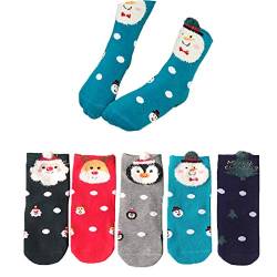 ENSTAB Weihnachten Socken Kinder Baumwolle（5 Paar M 3-5 Jahre） von ENSTAB