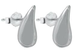 ENTREPLATA Sterling Silber 925 Tautropfen Ohrringe für Frauen Mädchen Ohrringe mit Schnappverschluss und Tropfenform von ENTREPLATA