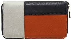 ENVY Damen Penny Orange/Marineblau Reisezubehör-Bi-Fold-Brieftasche von ENVY