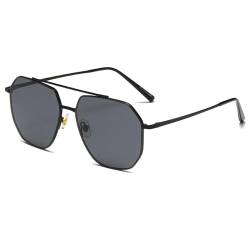 ENXCLWTW sonnenbrille Männliche Sonnenbrille, Hd -nylon -polarisierte Sonnenbrille Für Frauen, Flieger Sonnenbrille-schwarzer Rahmen Schwarzer Gr von ENXCLWTW