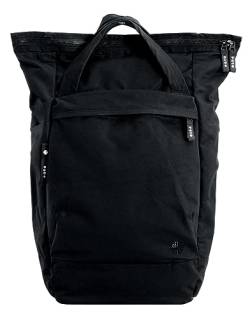 EOTO Rucksack WATER ALL:WAVES DEEP BLACK Daypack für Uni, Reisen, Job und Freizeit in schwarz, nachhaltig, Tagesrucksack, Reiserucksack, Damen, Herren, 21 L von EOTO
