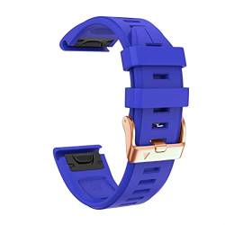 EPANO 20 mm weiches Silikon-Armband für Garmin Fenix 7S/5S Plus/6S/5S/Instinct 2S/D2, mit rotgoldener Schnalle, Silikon-Schnellwechselarmbänder, Fenix 5S 5S Plus, Achat von EPANO