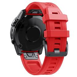 EPANO 22 x 26 mm offizielle Schnalle Smartwatch-Armbänder für Garmin Fenix 7 7X 6X 6 5X 5 Plus epix 3HR 945 Schnellverschluss-Armband aus Silikon, 26 mm, Achat von EPANO