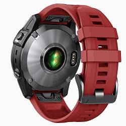 EPANO Offizielles Silikon-Uhrenarmband mit Schnellentriegelung, 26, 22, 20 mm, für Garmin Fenix 7, 7X, 6, 6X, 5X, 5, 935, 945, Easyfit-Armbänder, 26mm Fenix 5X 5XPlus, Achat von EPANO