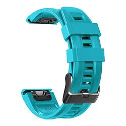 EPANO Uhrenarmband für Garmin Fenix 7X 7 Smart Watch, Silikonband Fenix 6 6X Pro 5 5X Plus 3HR 935, Quick Easyfit Handgelenkband, 22 mm / 26 mm, 26 mm, Achat von EPANO