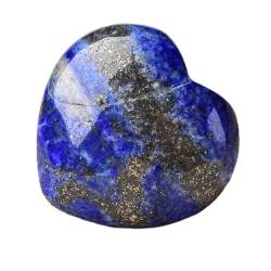 EPEDIC 1 stück natürliche kristall Herz steinform Liebe Edelsteine ​​Stein poliert Ornamente DIY schmuck Geschenk Paar Dekoration andenken ZANLIIYIN (Color : Lapis Lazuli_1.18 * 1.18 * 0.63in 1pc) von EPEDIC