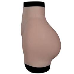 EQAIWUJIE Silikon Panty Big Butt Lifter Hip Enhancer Crossdressing Unterwäsche für Dragqueen Crossdresser Transgender, hautfarben, 20 von EQAIWUJIE