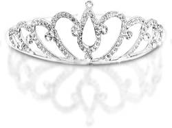 Stirnbänder-Kristall Hochzeit Braut Mädchen Stirnband Prinzessin Strass Tiara Krone Kinder Mädchen Abschlussball Geburtstag von ERHUO