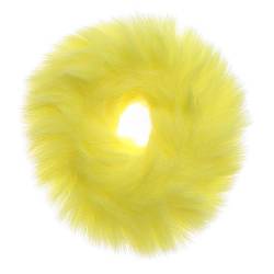 1 STÜCK Haargummis Haargummi Elastische Haarbänder Frauen Mädchen Pferdeschwanzhalter Haarschmuck (Color : Yellow) von ERICAT