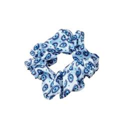 2PC Nylon Pferdeschwanz Halter Haar Krawatten Band Scrunchies Stirnband for Frauen Mehrfarbige Elastische Haar Seil Zubehör (Color : C9, Size : 7cm Dia.) von ERICAT