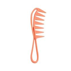 2PCS Männer Öl Kämme Breiter Zahn Friseur Kamm Massage Shark Kunststoff Kamm Haar Clipper Curling Salon Zubehör (Color : C6) von ERICAT