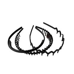 3 Stück Black Series Frosted Face Wash Haarband Stirnband for Männer und Frauen Haarband Haarschmuck (Color : 27 3pcs) von ERICAT
