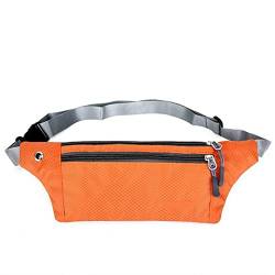 Bunte Gürteltasche wasserdichte Gürteltasche Laufen Jogging Gürteltasche Reißverschluss Gürteltasche Sport Läufer Umhängetaschen Männer Und Frauen (Color : Orange) von ERICAT