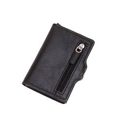ERICAT Herren-Geldbörsen mit RFID-Kartenhalter aus Kohlefaser (Color : Black) von ERICAT
