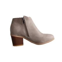 Frauen Schuhe England Stil Spitzen lässig Kurze Stiefel Rücken Reißverschluss niedrig Heeled einzelne Schuhe weiblich Dicke hochhackigen Absätzen von ERICAT