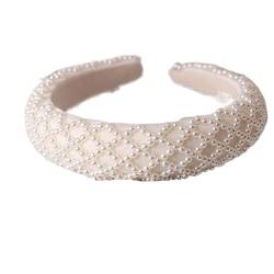 Haarreifen for Damen, süße Armbänder for Damen, Perlen-Stirnbänder, Haar-Accessoires (Color : TS2053-2, Size : One size) von ERICAT