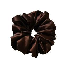 Handgefertigte elastische Seilband-Haargummis aus reiner Baumwolle, glatte Bänder for Damen und Mädchen, 3 Stück (Color : SKU-06-, Size : Other) von ERICAT