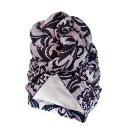 Hijab Exaggerated Braided Flower Bouquet Hair Hat Decorative Headband (Color : 10373/Purple) von ERICAT