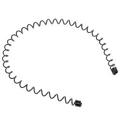 Modisches Metall-Haarband for Männer und Frauen, Unisex, schwarz, gewellt, Sport-Stirnband, Haar-Accessoires (Color : Style-04, Size : One size) von ERICAT