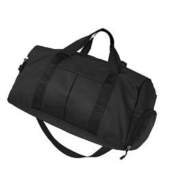 Reisetasche, Sporttasche for Damen und Herren, große Kapazität, Reise-Seesack, Reisetasche, Schwarz, großes Fassungsvermögen, Fachdesign, wasserdichte Oxford-Stoff-Sport-Sporttasche for den Alltag/475 von ERICAT