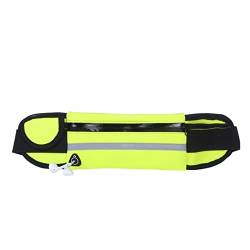 Tragbare, praktische USB-Hüfttasche, wasserdichte Handy-Gürteltasche, Reise, multifunktionale Sporttasche, Mini-Gürteltasche for Männer und Frauen (Color : Green) von ERICAT
