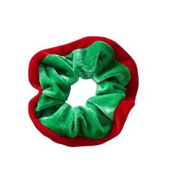 Vintage rote Haargummis for Frauen, klassisches weißes Fell-Haarband, Haarseil (Color : Army Green) von ERICAT