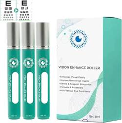 Gfouk Ophthlamed Vision Enhance Roller, Eye Massage Roller, Alleviates Eye Strain, Relieve Eye Strain, Enhances Visual Clarity (3Pcs) von ERISAMO
