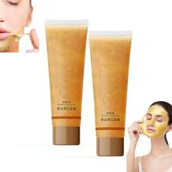 Heykomi Gold Peel Off Mask, 24K Gold Peel Off Mask, Gold Tearing Facial Mask, Anti-Aging Gold Face Mask for Moisturizing Removes Blackheads, Rejuvenating Skin (2Pcs) von ERISAMO