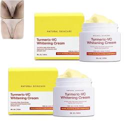 Liacsy Tumeric-Vc Whitening Cream, Skin Whitening Cream for Dark Skin, Hyperpigmentation, Smooth Skin, Lightening Cream for Private Area, Dark Spot Corrector Cream (2Pcs) von ERISAMO