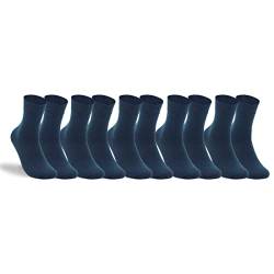 ERKARIO Hochwertige Socken für Damen & Herren in Farbe Jeans-Blau 5 Paar 39-42 von ERKARIO