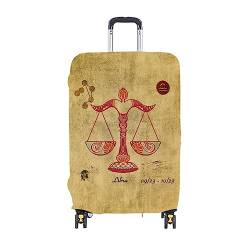 ERKIES The 12 Signs of The Zodiac Kofferschutzhüllen, travel Suitcase Cover 3D Drucken Astrology Luggage Cover für 4 Rad Trolleys 19-30 Zoll von ERKIES