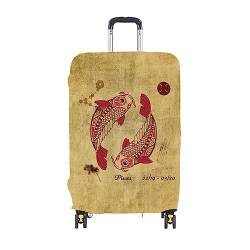 ERKIES The 12 Signs of The Zodiac Kofferschutzhüllen, travel Suitcase Cover 3D Drucken Astrology Luggage Cover für 4 Rad Trolleys 19-30 Zoll von ERKIES