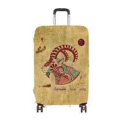 ERKIES The 12 Signs of The Zodiac Kofferschutzhüllen, travel Suitcase Cover 3D Drucken Astrology Luggage Cover für 4 Rad Trolleys 19-30 Zoll von ERKIES