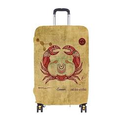 ERKIES The 12 Signs of The Zodiac Kofferschutzhüllen, travel Suitcase Cover 3D Drucken Astrology Luggage Cover für 4 Rad Trolleys 19-30 Zoll von ERKIES