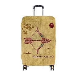 ERKIES The 12 Signs of The Zodiac Kofferschutzhüllen, travel Suitcase Cover 3D Drucken Astrology Luggage Cover für 4 Rad Trolleys 19-30 Zoll von ERKIES