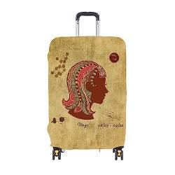 ERKIES The 12 Signs of The Zodiac Kofferschutzhüllen, travel Suitcase Cover 3D Drucken Astrology Luggage Cover für 4 Rad Trolleys 19-30 Zoll von ERKIES