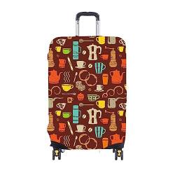 ERKIES kofferschutzhüllen Elastic Suitcase Cover 3D Drucken Reisekoffer-Schutzhülle Mädchen Luggage Cover für 19-21 Zoll Waschbare von ERKIES